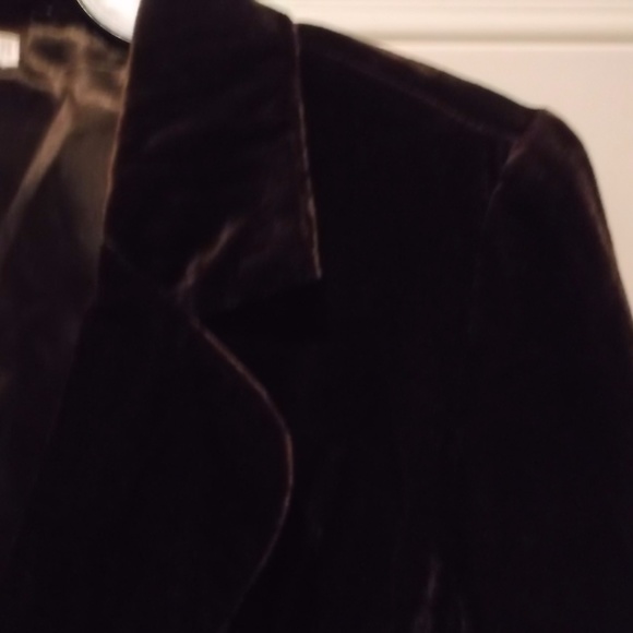 Brown Velvet Short Jacket - NWT - Picture 5 of 6
